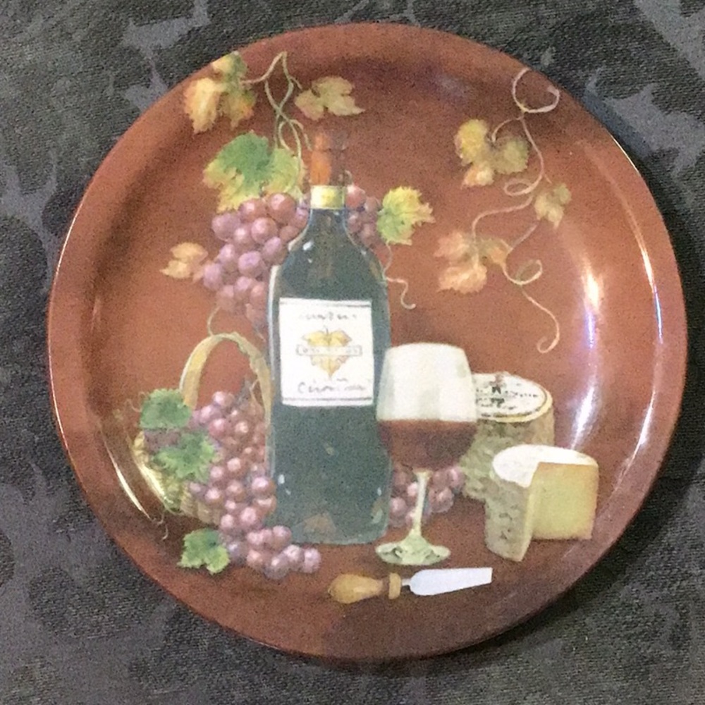 WCL CERAMIC SERVING PLATE.